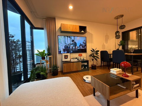 🚩 For Rent Condo THE LINE VIBE PHAHONYOTHIN Building 1, Floor 17,1 bed room, Room size 65 sqm