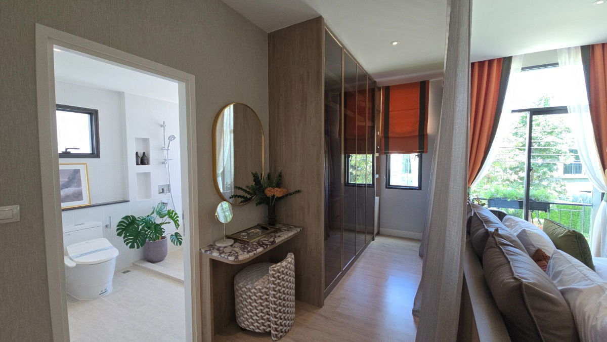 รูป Luxury Home พร้อมเฟอร์ฯ เดินทางสะดวกใกล้สนามบินสุวรรณภูมิ โถง Double Volume 6.5 เมตร - รูปที่ 22/30