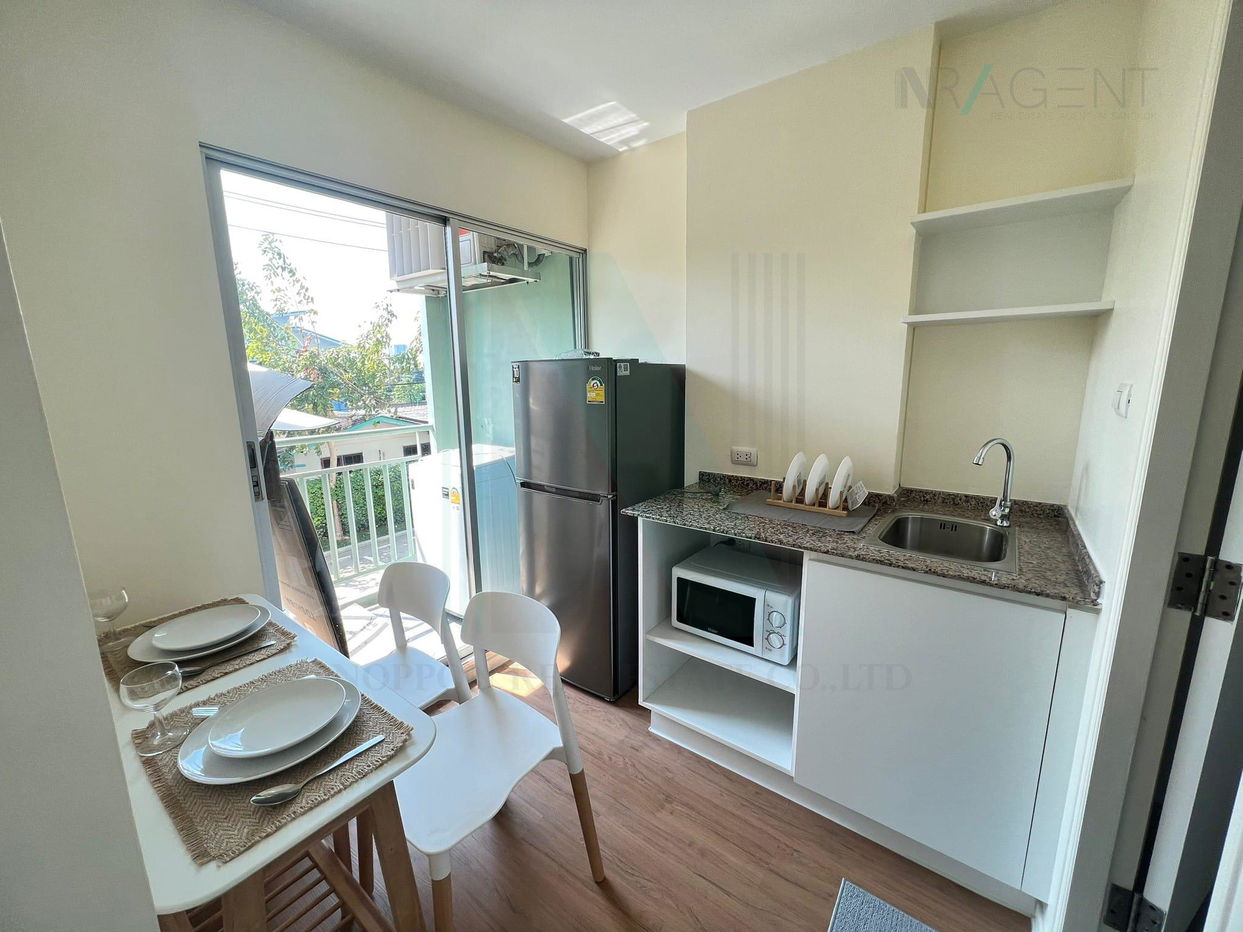 picture 🚩 For Rent Condo LUMPINI VILLE ONNUT - PHATTHANAKAN Building B2, Floor 2,1 bed room, Room size 23.00 sqm - 4/8