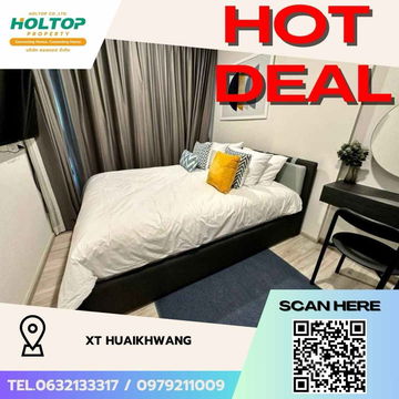 #Z1850💥080868🔥 Condo for rent: XT HUAIKHWANG