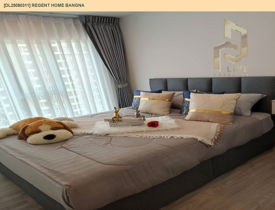 picture DL25080310 Condo for rent, Regent home bangna near BTS Bang Na, ready to move in, call urgently 0656133286 LineID @655ebbvc - 6/13