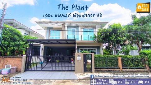 Sale house The Plant Pattanakarn 38 - Onnut 39 15 mins to Thonglor Tel 064-954-9619 (BF16-71)