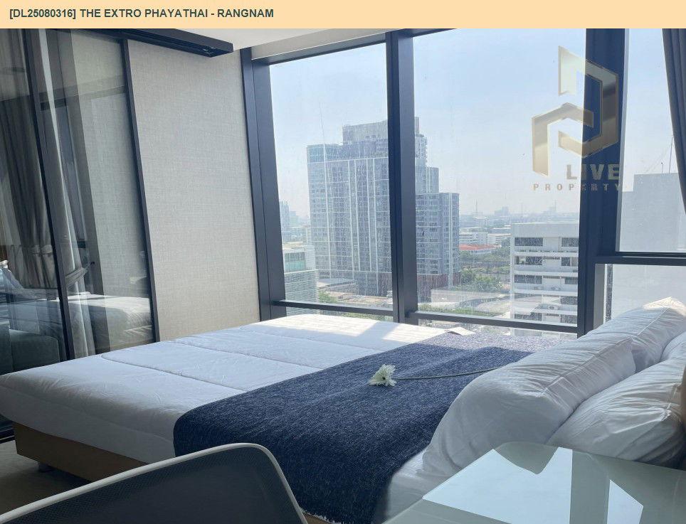 picture DL25080316 Condo for rent, THE EXTRO Phayathai - Rangnam near -, ready to move in, call urgently 0656133286 LineID @655ebbvc - 7/8