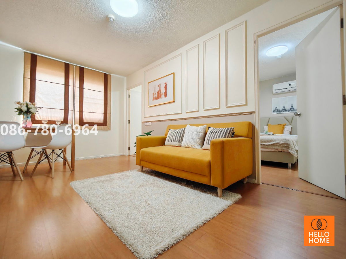 รูป ให้เช่า คอนโด 2 ห้องนอน 44 ตร.ม. แต่ง Premium ลุมพินี คอนโดทาวน์ ร่มเกล้า-สุวรรณภูมิ - รูปที่ 1/38