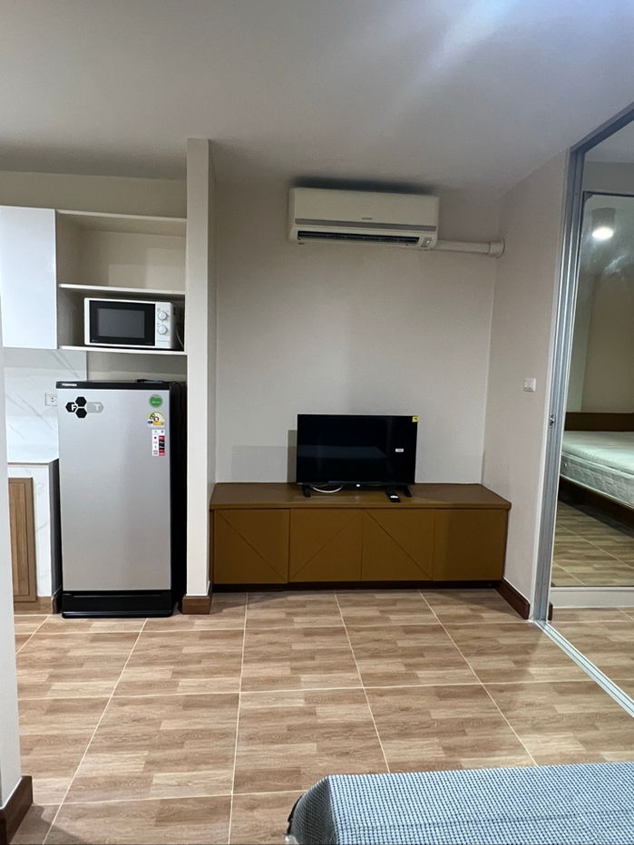 รูป  ให้เช่า Swift Condo ตึก A ชั้น 3เฟอร์ครบ ห้องสวย 7,000/ด. (30 ตร.ม. วิวสระว่ายน้ำ) - รูปที่ 2/7