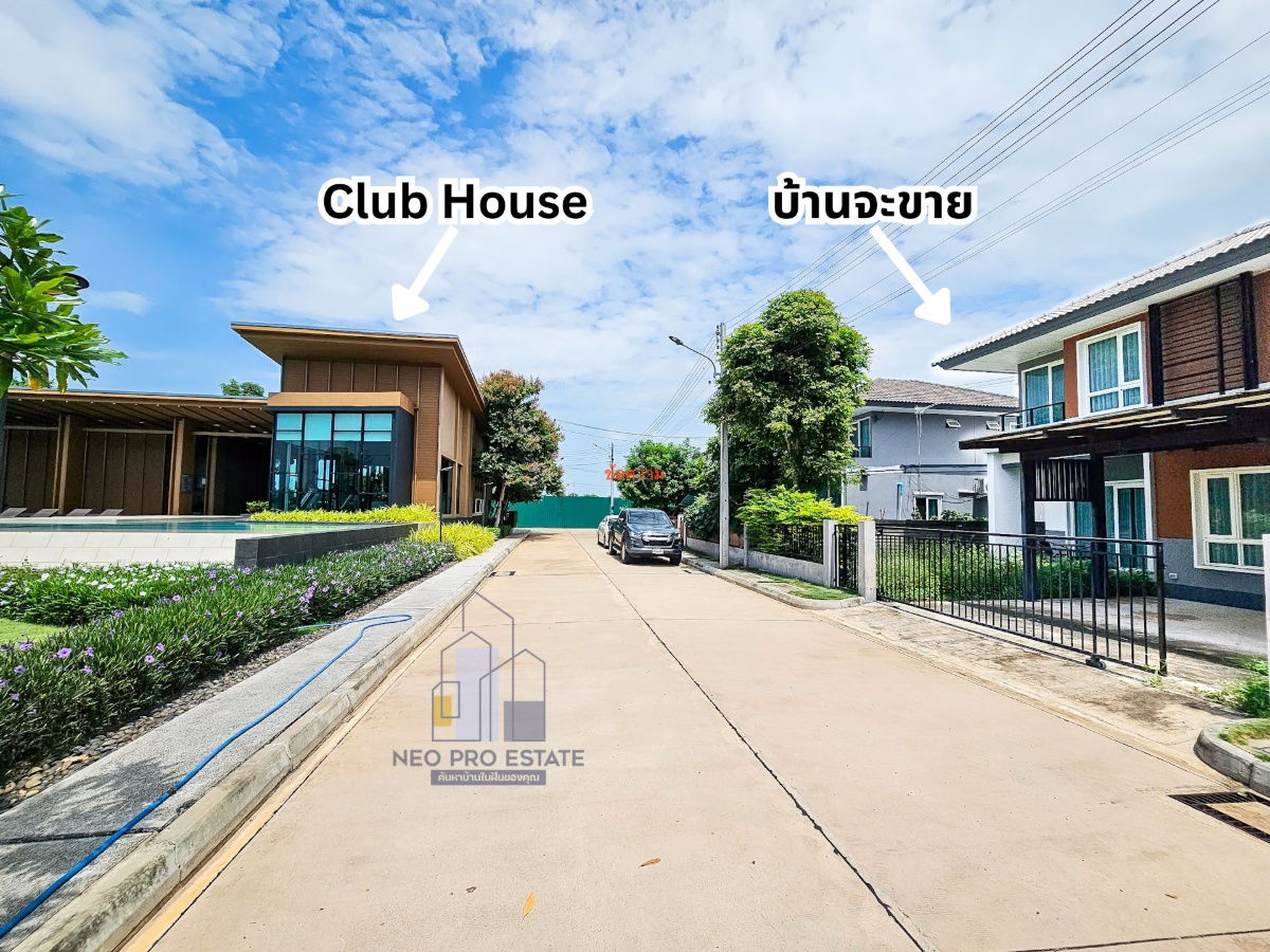 รูป บ้านเดี่ยว 2 ชั้น ตรงข้ามคลับเฮาส์ 3ห้องนอน 3ห้องน้ำ – หมู่บ้านอณาสิริ มะลิวัลย์ ขอนแก่น - รูปที่ 1/22