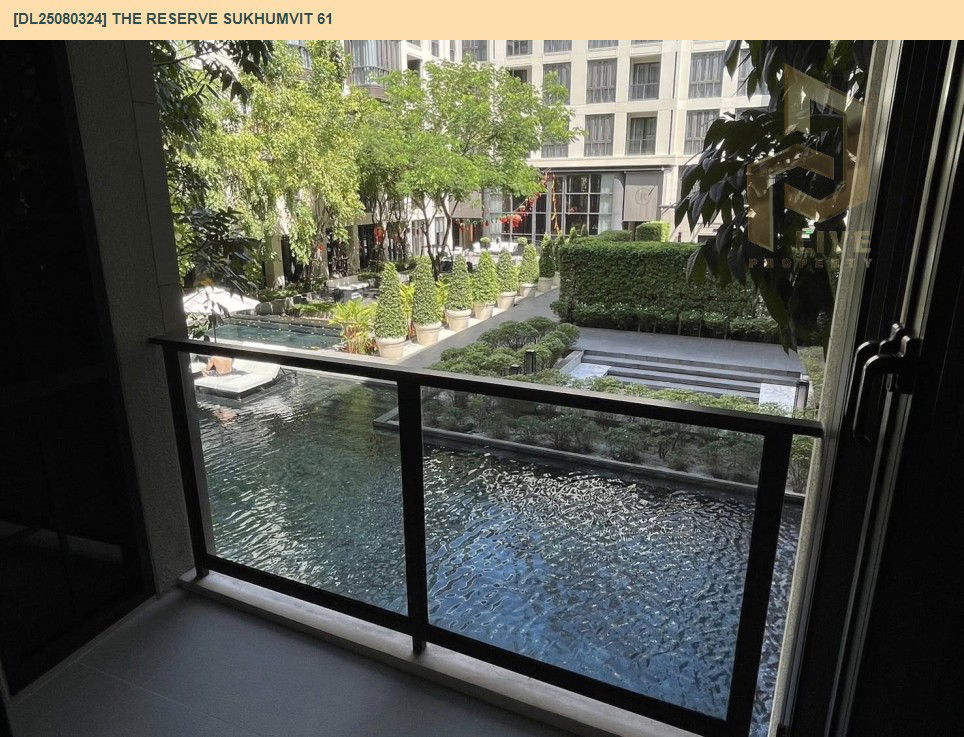 รูป DL25080324 ให้เช่าคอนโด เดอะ รีเซิร์ฟ สุขุมวิท 61 (The Reserve Sukhumvit 61) ใกล้ BTS เอกมัย พร้อมเข้าอยู่ โทรด่วน 0638692663 LineID @534wlwof - รูปที่ 9/11
