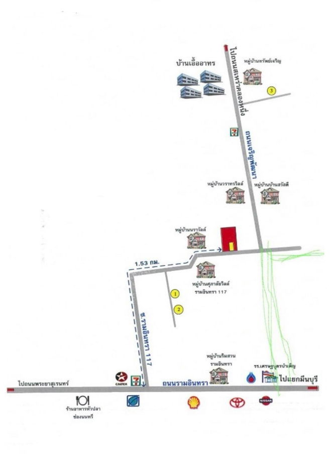 รูป L-032 : ที่ดินถมเเล้ว 2-2-47 ไร่ หน้ากว้างติดถนน 50 เมตร ซ.รามอินทรา 117 (ถ.เจริญพัฒนา) มีนบุรี - รูปที่ 12/12