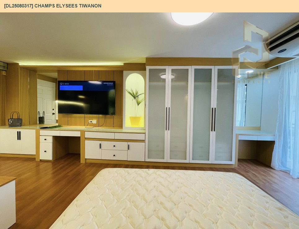 picture DL25080317 Condo for rent, Champs Elysees Tiwanon near -, ready to move in, call urgently 0656133286 LineID @534wlwof - 21/23