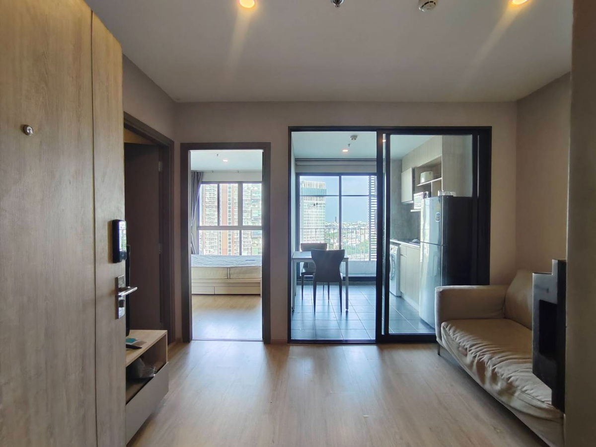 picture IDEO O2 1 bedroom, 1 bathroom, 35 sq m., 20th floor, Building B, rent 12,500/month, call/Line: 0636262722 - 5/9