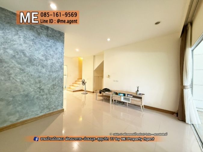 ขายทาวน์โฮม 3 ห้องนอน 172 ตร.ม. 22.4 ตร.ว. วิลเลต ซิตี้ พัฒนาการ