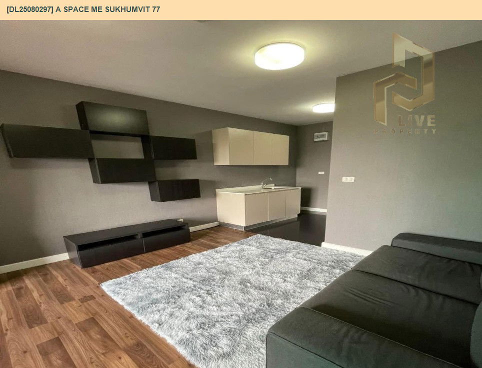 picture DL25080297 Condo for rent, A Space Me Sukhumvit 77 near BTS On Nut, ready to move in, call urgently 0656133286 LineID @534wlwof - 3/6