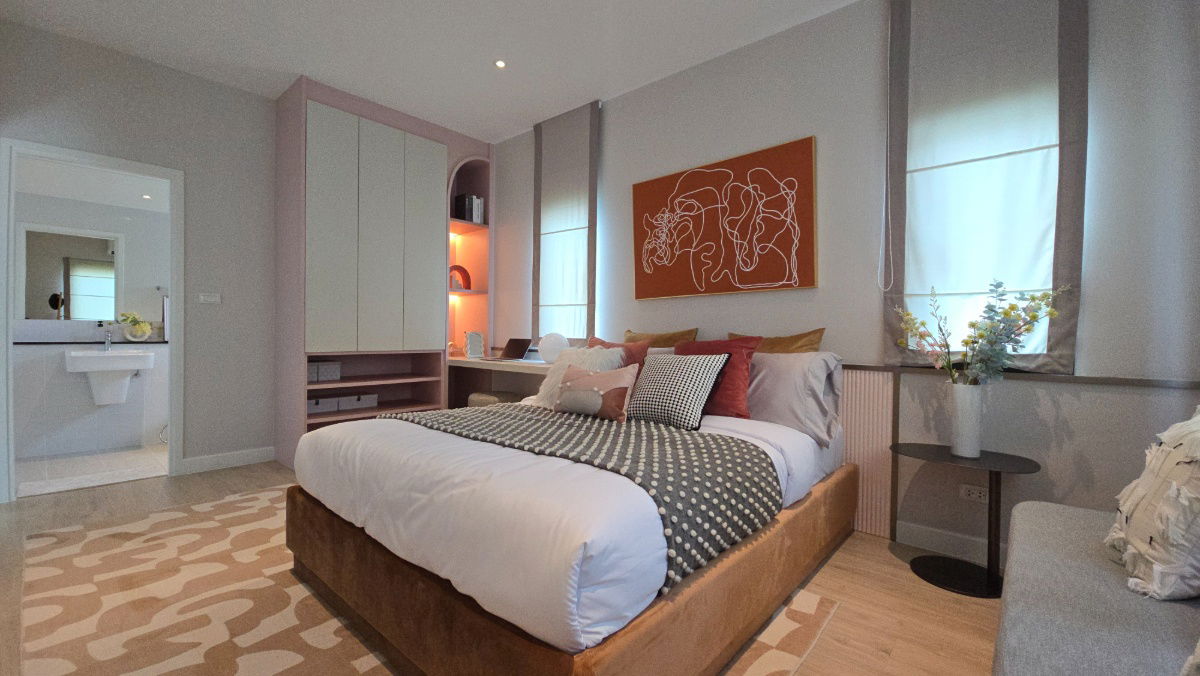 รูป Luxury Home พร้อมเฟอร์ฯ เดินทางสะดวกใกล้สนามบินสุวรรณภูมิ โถง Double Volume 6.5 เมตร - รูปที่ 30/30
