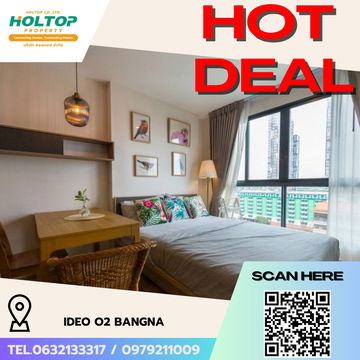 #R5584  🎉 090868 Condo for rent  Ideo O2 Bangna