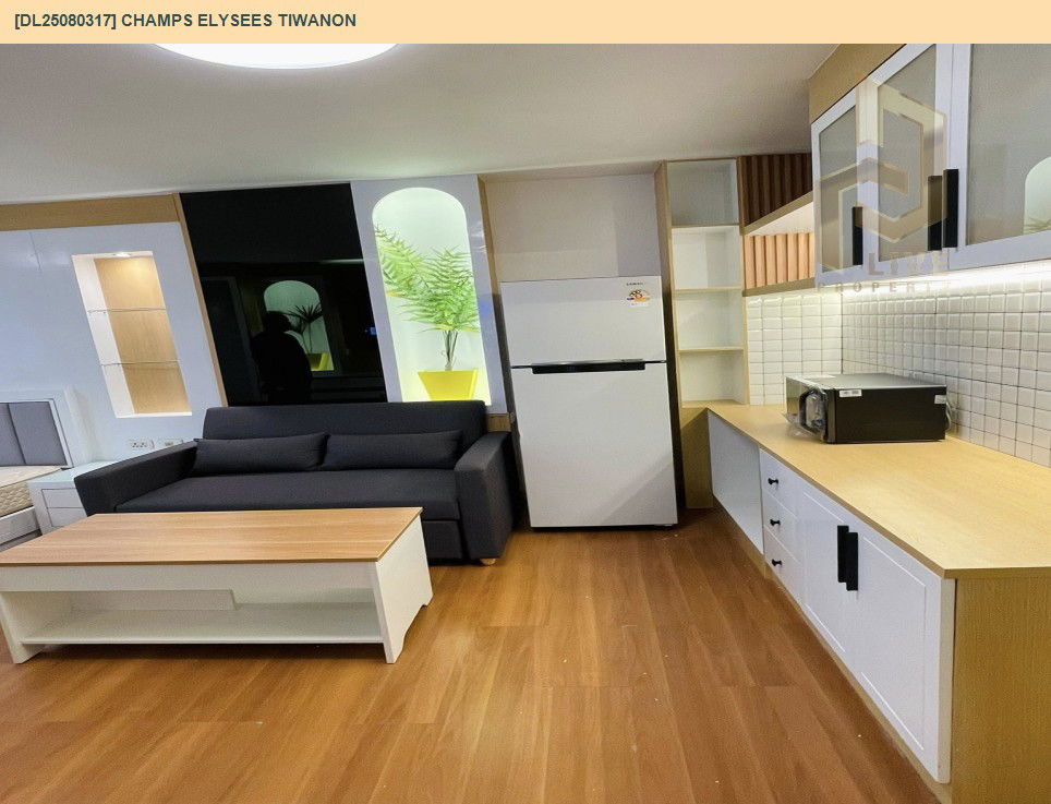 picture DL25080317 Condo for rent, Champs Elysees Tiwanon near -, ready to move in, call urgently 0656133286 LineID @534wlwof - 5/23