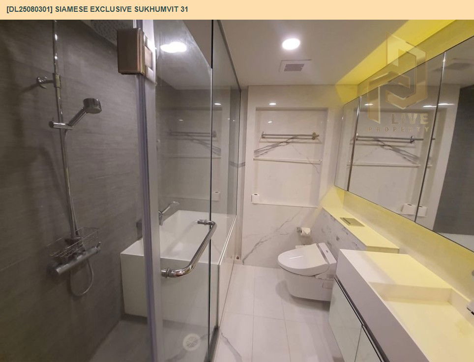 picture DL25080301 Condo for rent, Siamese Exclusive Sukhumvit 31 near BTS Phrom Phong, ready to move in, call urgently 0656133286 LineID @534wlwof - 6/13