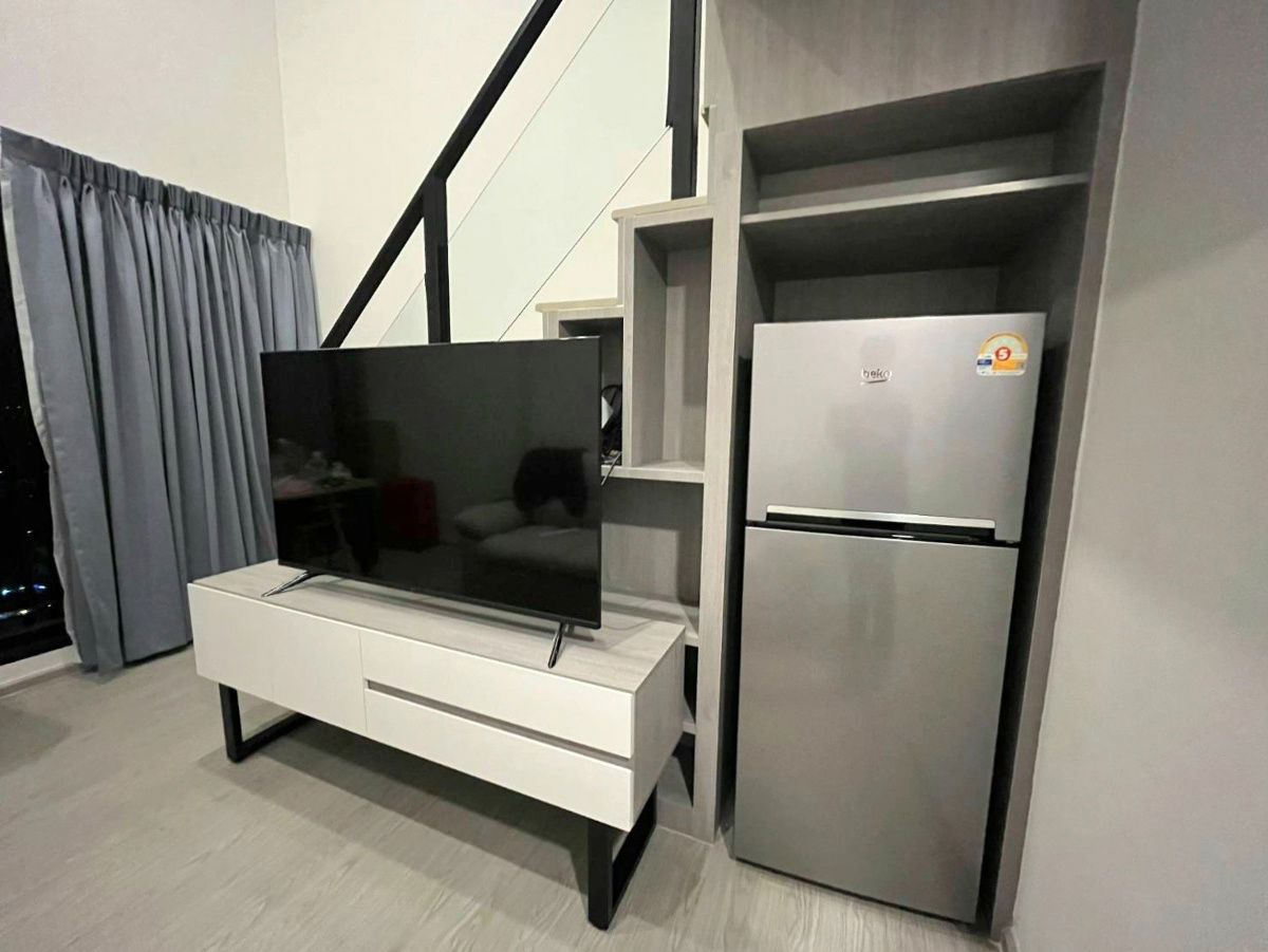 picture Origin Plug and Play Ramkhamhaeng Triple Station, 33 sqm, fully furnished, car park, specious 360° panoramic view!  - 3/19