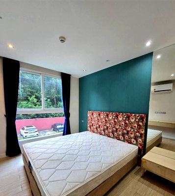 เช่าคอนโด ถนนทัพพระยา : 1 นอน 1 น้ำ 35 ตรม. แกรนด์ แคริบเบียน ใกล้หาดจอมเทียน !! ฝั่งวิวสระ ชั้น6