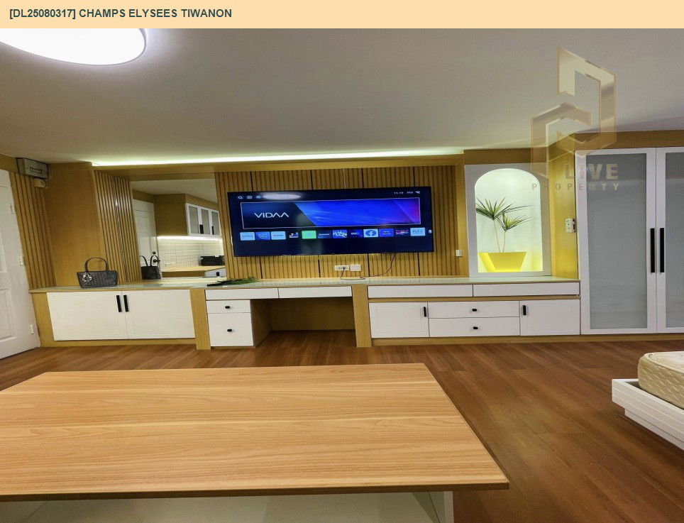 picture DL25080317 Condo for rent, Champs Elysees Tiwanon near -, ready to move in, call urgently 0656133286 LineID @534wlwof - 12/23
