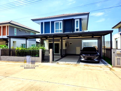 บ้านเดี่ยว ขอนแก่น : บ้านเดี่ยว 2 ชั้น 3ห้องนอน 3ห้องน้ำ สภาพดี พร้อมเฟอร์นิเจอร์ – หมู่บ้านอณาสิริ มะลิวัลย์ ขอนแก่น