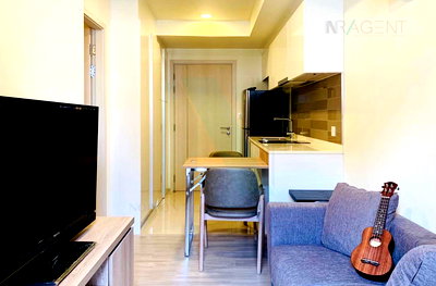 ขายคอนโด : ขายคอนโด มาเอสโตร 03 รัชดา-พระราม 9 อาคาร A ชั้น 4 1 ห้องนอน ขนาด 29 ตรม ใกล้ ฟอร์จูน ทาวน์