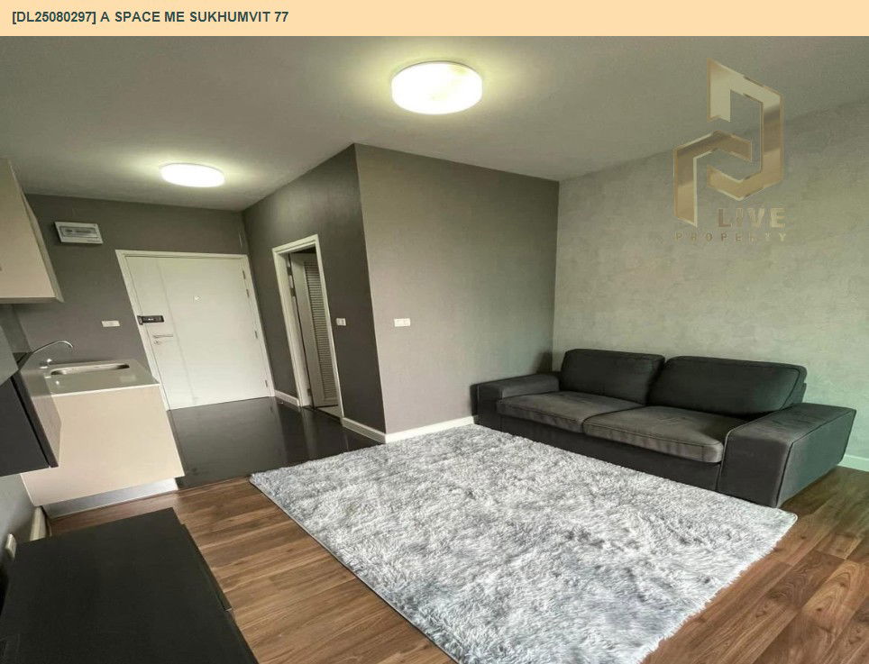 picture DL25080297 Condo for rent, A Space Me Sukhumvit 77 near BTS On Nut, ready to move in, call urgently 0656133286 LineID @534wlwof - 2/6