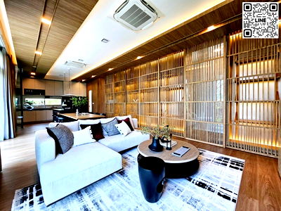 บ้านเดี่ยว กรุงเทพมหานคร : TA6802📲Line ID @556ryccg 🍵3+1 ห้องนอน 324 ตรม VIVE Rama9 | วีเว่ พระราม9 พร้อมเฟอร์นิเจอร์ ใกล้โรงเรียนWellington Brighton และสนามกอล์ฟ