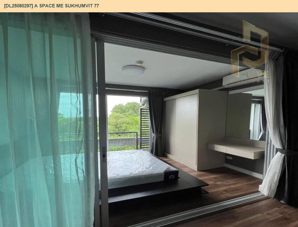 picture DL25080297 Condo for rent, A Space Me Sukhumvit 77 near BTS On Nut, ready to move in, call urgently 0656133286 LineID @534wlwof - 4/6