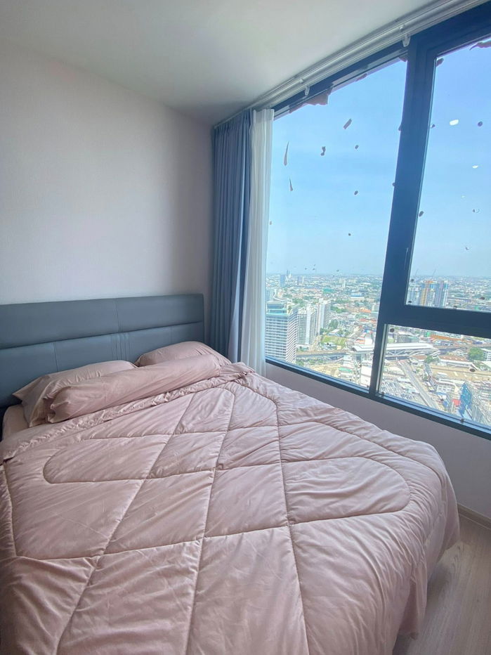 picture ✨ High floor + washing machine included. Skyrise Avenue Sukhumvit 64 Condo, 1 bedroom, 28 sq m, 42nd floor, only 14,000 baht. 🏡💖 - 2/10