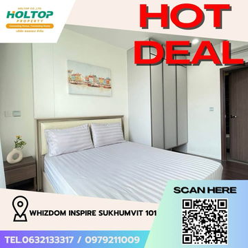 #Z1865💥080868🔥 Condo for rent: Whizdom Inspire Sukhumvit 101