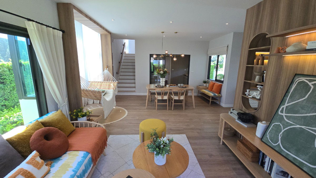 รูป บ้านตัวอย่างแปลงมุมพร้อมขาย ราคาพิเศษ 12.99 ล้านบาท! โครงการสราญสิริ ศรีวารี 2 - รูปที่ 9/27
