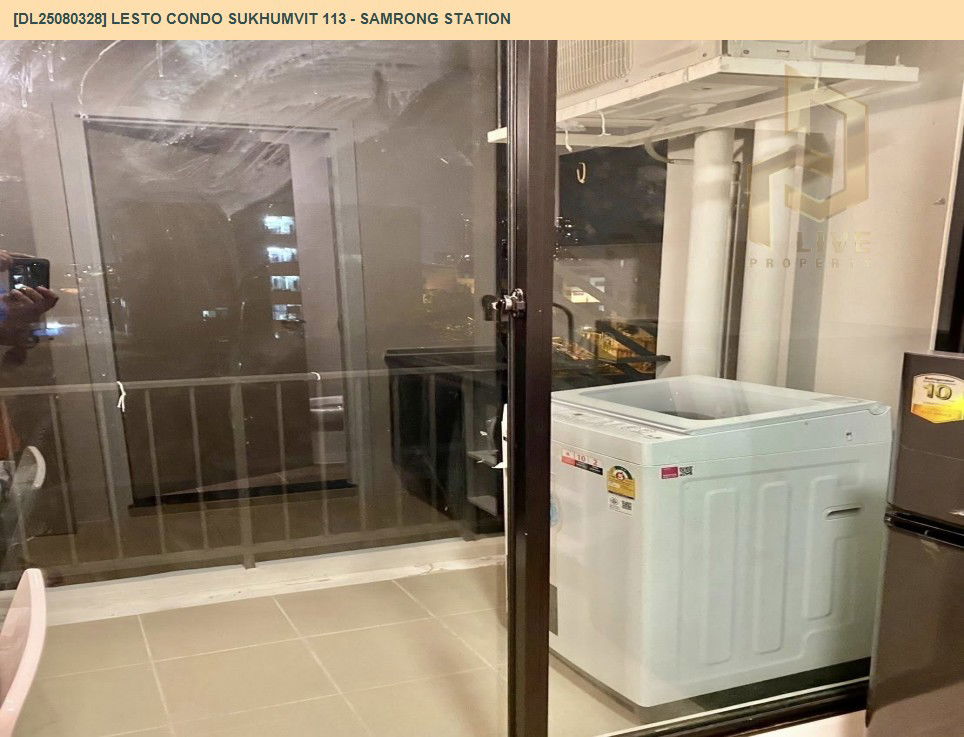 picture DL25080328 Condo for rent, Lesto Condo Sukhumvit 113 - Samrong Station near BTS Samrong, ready to move in, call urgently 0656133286 LineID @534wlwof - 7/9