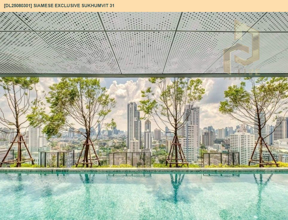 picture MDL25080301 Condo for rent, Siamese Exclusive Sukhumvit 31 near BTS Phrom Phong, ready to move in, call urgently 0656133286 LineID @655ebbvc - 9/13