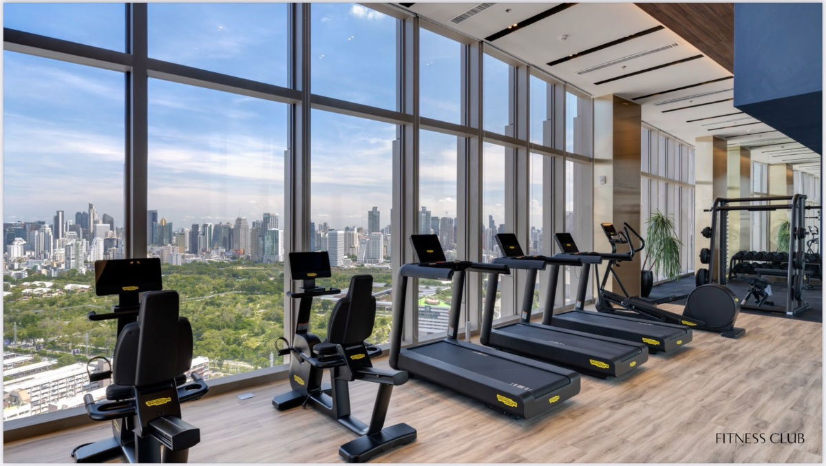 รูป THE CROWN Residences MRT ลุมพินี เพียง 300 ม._ห้องมุม 1 ห้องนอน 28 ตรม.เฟอร์นิเจอร์+เครื่องใช้ไฟฟ้าครบ - รูปที่ 12/15