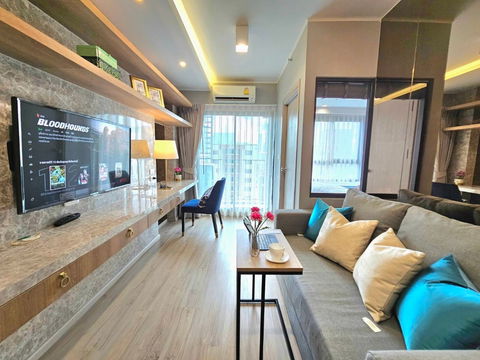 🔐#CT2307_376 🔐🗓️ ว่างพร้อมอยู่ 🗓️ 𝐅𝐨𝐫 𝐑𝐞𝐧𝐭 ( 35 𝐬𝐪𝐦. 1𝐛𝐞𝐝, 1𝐛𝐚𝐭𝐡 ) 𝐈𝐃𝐄𝐎 𝐒𝐮𝐤𝐡𝐮𝐦𝐯𝐢𝐭 𝟗𝟑