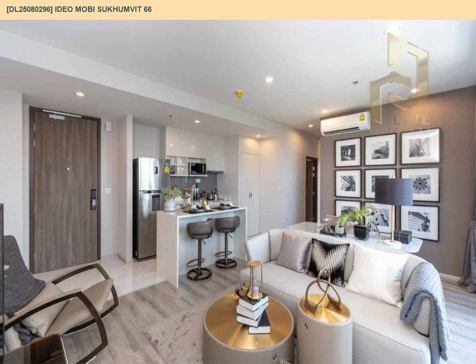 รูป MDL25080296 ให้เช่าคอนโด ไอดีโอ โมบิ สุขุมวิท 66 (IDEO Mobi Sukhumvit 66) ใกล้ BTS อุดมสุข พร้อมเข้าอยู่ โทรด่วน 0638692663 LineID @655ebbvc - รูปที่ 11/14