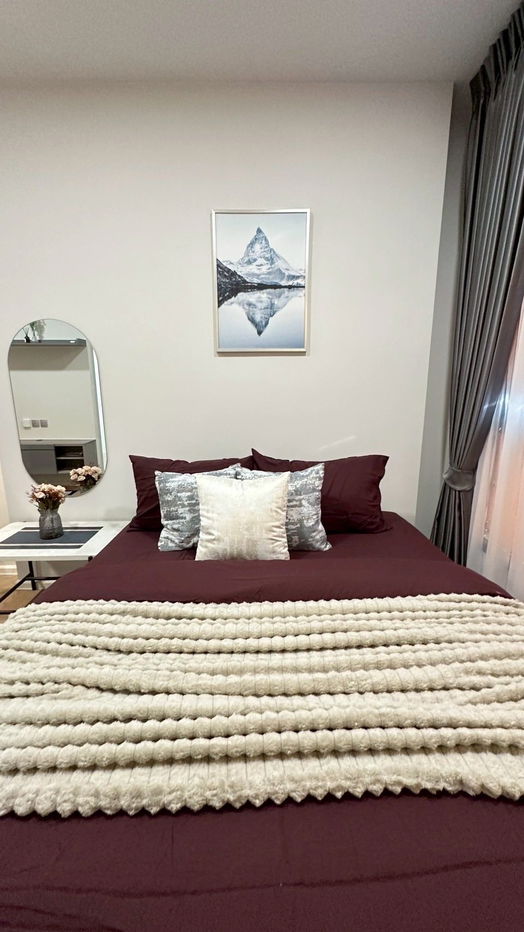 picture Condo for Rent :  Modiz Rhyme Ramkhamhaeng   Schedule a viewing 👉 Line: @propertybkk1 - 3/8
