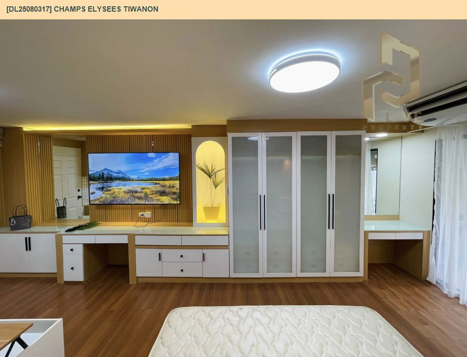 picture DL25080317 Condo for rent, Champs Elysees Tiwanon near -, ready to move in, call urgently 0656133286 LineID @534wlwof - 15/23