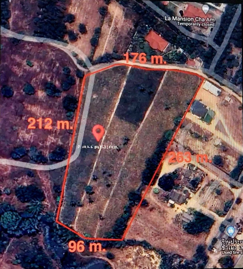 picture Land for sale in Sam Phraya Cha-am, Phetchaburi Province, 19-1-97 rai Suitable to buy for investment. Price 25 MB.* - 7/9