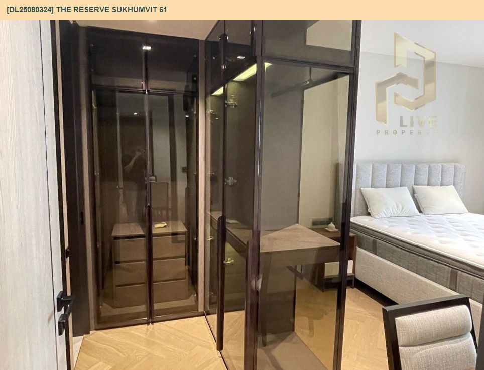 รูป MDL25080324 ให้เช่าคอนโด เดอะ รีเซิร์ฟ สุขุมวิท 61 (The Reserve Sukhumvit 61) ใกล้ BTS เอกมัย พร้อมเข้าอยู่ โทรด่วน 0638692663 LineID @655ebbvc - รูปที่ 5/11