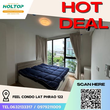 #R5600 🎉 090868 ให้เช่าคอนโด Feel Condo Lat Phrao 122