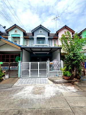 ทาวน์โฮม นนทบุรี : 🏡 ทาวน์เฮ้าส์รีโนเวทใหม่ พร้อมอยู่ ใกล้รถไฟฟ้าสายสีม่วง! 💛❤️หมู่บ้านลุมพินี บางบัวทอง ถนนกาญจนาภิเษก 
