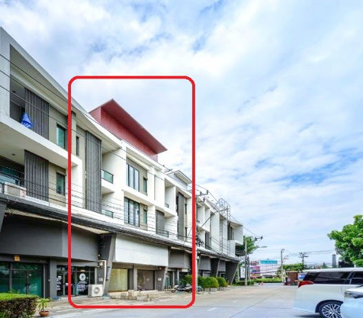 รูป ตลาดเคหะออเงิน 1.8 กม. ถ.สุขาภิบาล5 วัชรพล อาคารพาณิชย์ 3.5 ชั้น 45ตร.วา. 495ตร.ม.ทางด่วนจตุโชติ รพ.สายไหม 3.8กม. 3-4นอน - รูปที่ 7/8