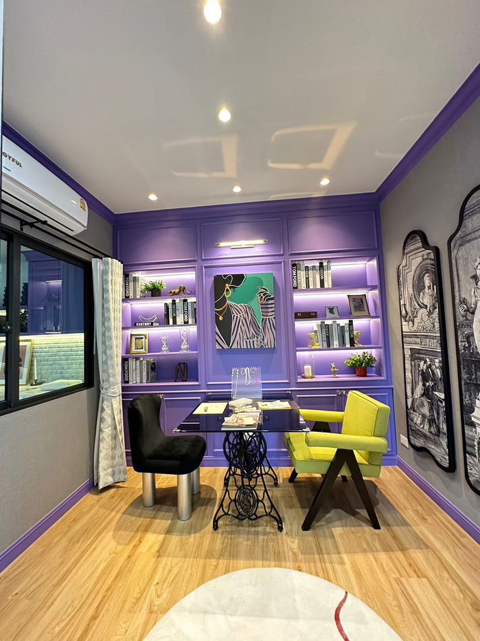 รูป 🏡 ขายบ้านตัวอย่าง สิริเพลส เมกาบางนา ✨ บ้านสไตล์ปารีส Type 99 ตร.ม. พร้อมอยู่ แต่งครบ - รูปที่ 4/12