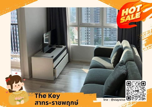 🚆 เช่าคอนโด เดอะ คีย์ สาทร-ราชพฤกษ์ ใกล้ BTS วุฒากาศ 330 ม. ห้องสวย พร้อมอยู่! | 💬 แอดไลน์ @staywise (มี @) ทักได้เลย ตอบไวมาก!