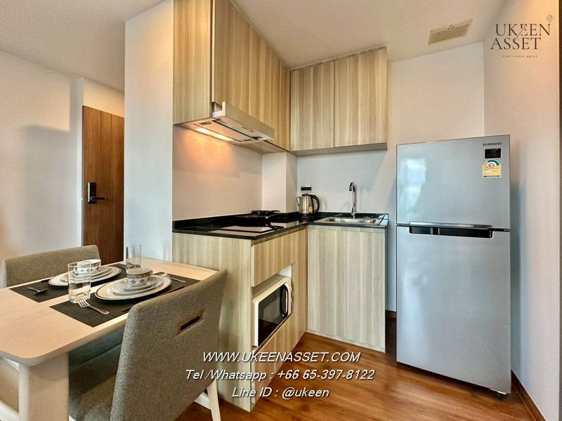 picture UK01-0311 For rent Stasia Residences Sriracha: 1 bedroom, size 35 sq m.,6th floor , price 8,000 baht/month with mountain view. - 5/13