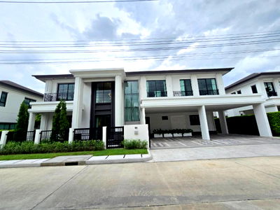 บ้านเดี่ยว นิคมอัญธานี (เจมโมโปลิส) : The largest show house, 407 sq.m., last unit available. Setthasiri Bangna–Suvarnabhumi