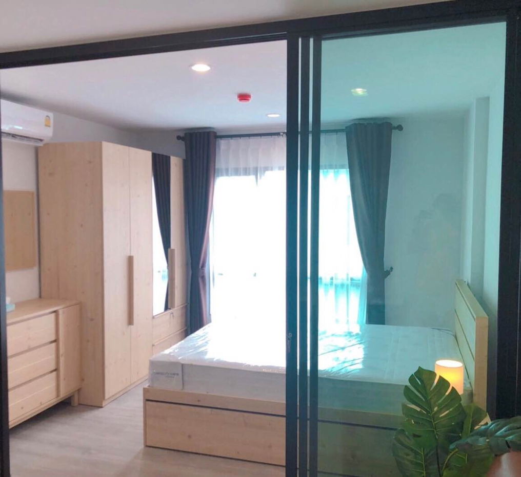 รูป ให้เช่าคอนโด รีช พหลโยธิน 52 ชั้น 8 ห้อง 30 ตร.ม.เฟอร์ครบ มีาเครื่องซักผ้า ใกล้ BTS สะพานใหม่ (TR1138) - รูปที่ 2/7