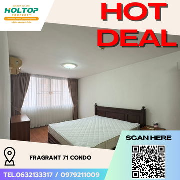 #R5619 🎉 100868 ให้เช่าคอนโด Fragrant 71 Condo 
