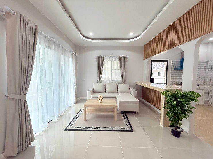รูป ขายบ้านใหม่ชั้นเดียวพร้อมเฟอร์ฯ เฟส 36 ไผ่ล้อม ต.สันผักหวาน อ.หางดง  ใกล้โรงเรียนนานาชาติลานนา , กาดฝรั่ง เดินทางสะดวก #พร้อมรายการของแถมกว่า18รายการ - รูปที่ 3/20
